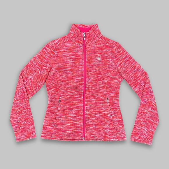 Spyder Core Sweater Full-Zip Women’s Jacket - Pink Multi - Size Small - Picture 1 of 7